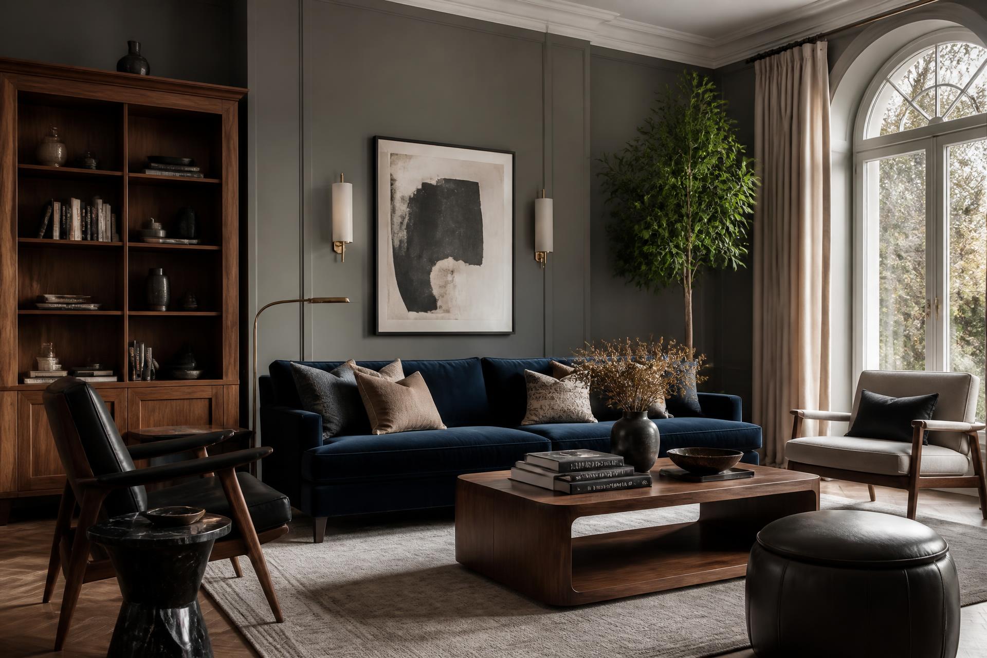 Sala moderna y elegante amueblada por MuebleMart